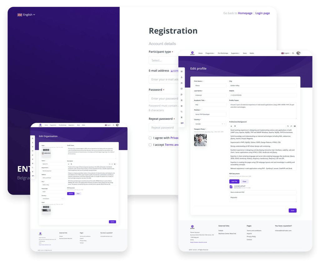 Rich Business Profiles